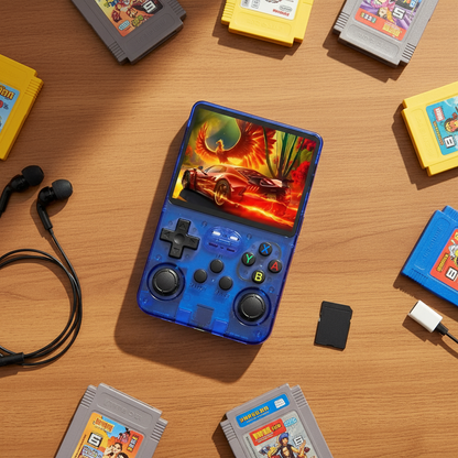 📦 Pack R36S + Verre 9H + Étui rigide