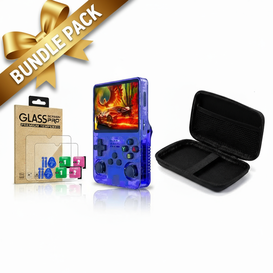 📦 Pack R36S + Verre 9H + Étui rigide